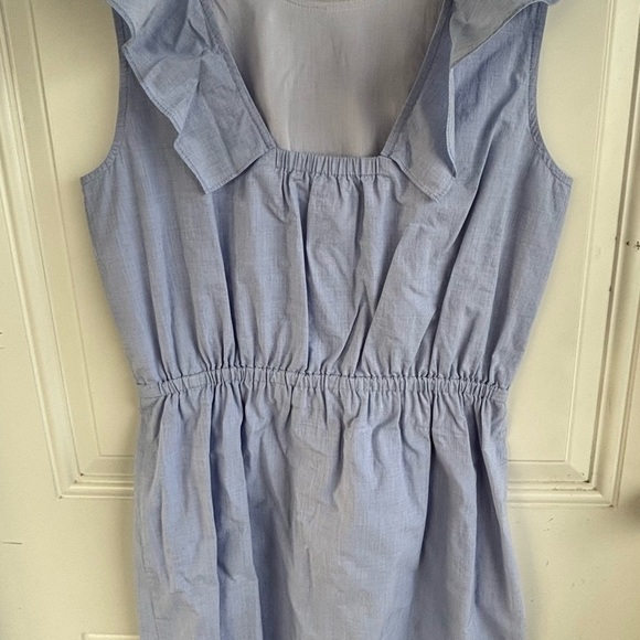 J. Crew Soft Blue Ruffle Dress - Picture 5 of 5